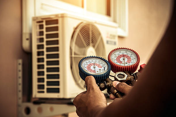 Professional Hvac technician working in Danville, PA